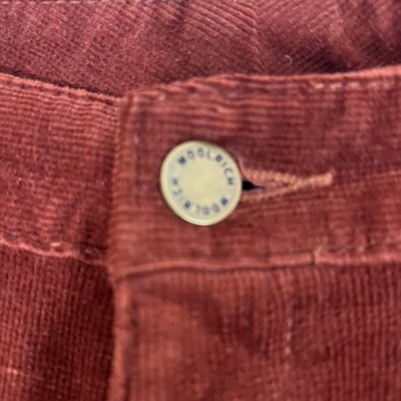Woolrich Rust-Colored Microcord Mid-Rise Pants - Picture 4 of 4